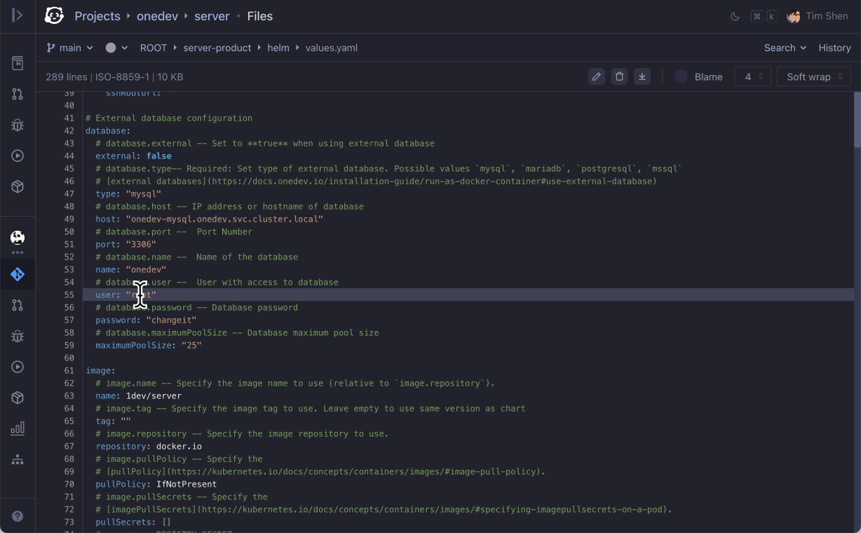 Code comment
